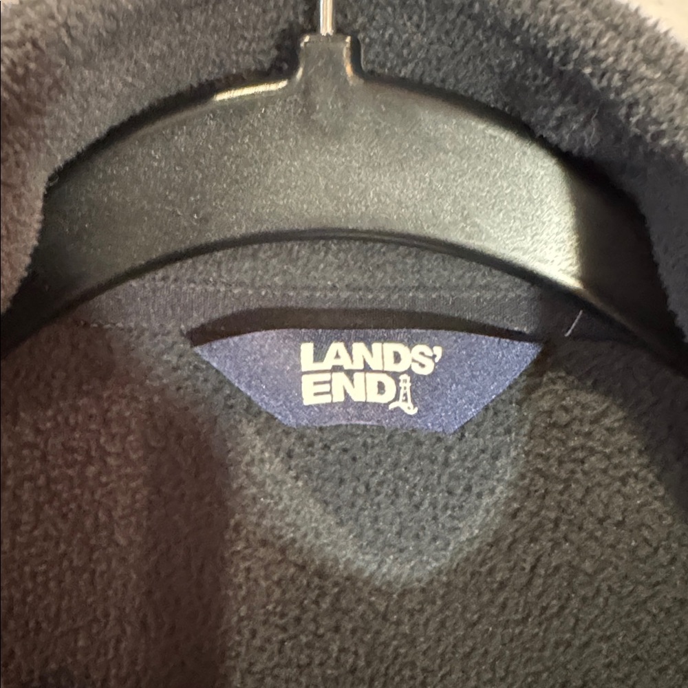 Lands' End Black Fleece Jacket - Picture 2 of 2
